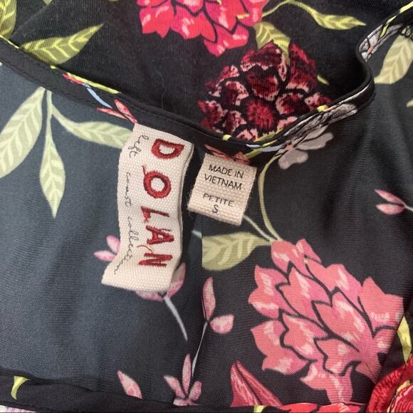 Anthropologie Dolan Cherie floral babydoll top small petite - Picture 7 of 8